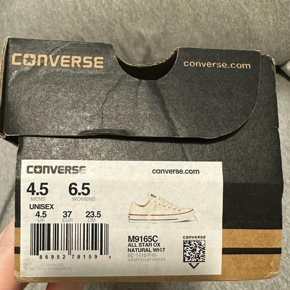 Converse Chuck Taylor OX Women’s Natural White Sneaker 6.5 - Picture 5 of 5